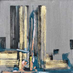 Blush Pink Paintings: You Made Me Blush - Solid Peuter