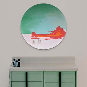 As Above So Below: Pleiadian Prophecy Painting - #1 Round