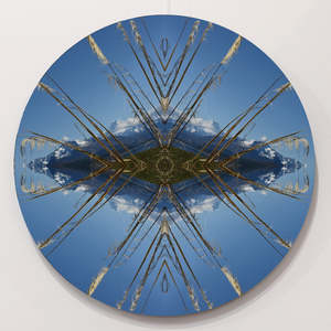 Large Round Prints: Aoraki Toi Toi 3 - Round