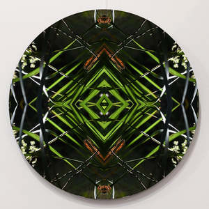 Large Round Prints: Dark Ruatahi Portal 1 - Round