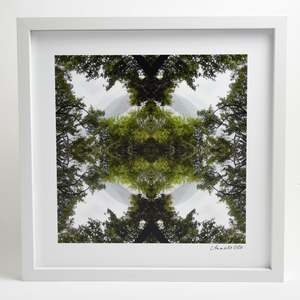 Small Square Prints: Native Lace - Small Mandala Print