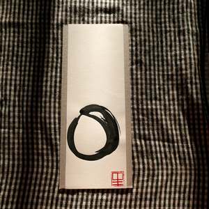 Gold Black On White: Ommm - Medium 7 - work on paper