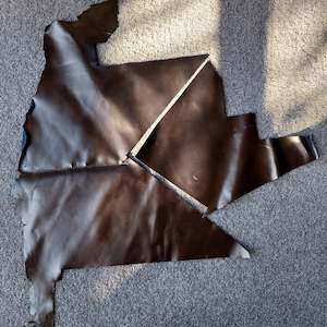 2 x Bronze Leather Pieces