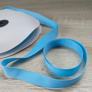Tape Webbing Ribbon: Grosgrain Ribbon- Blue - 15mm wide - 10 meters