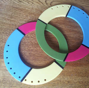 Plastic Circle Bag handles