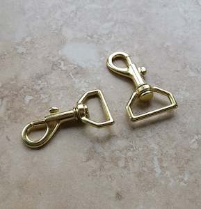Gold Metal Swivel Snap Hook  - per piece