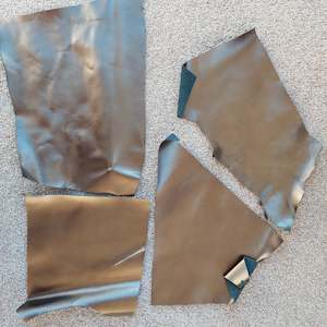 4 x Bronze Leather Pieces