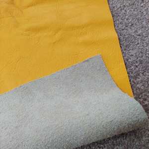 Yellow Leather Pieces