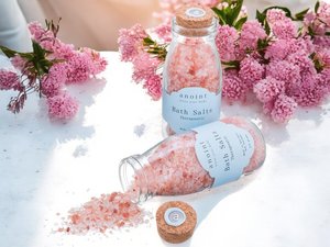 Products: Pink Bath Salts Bottle