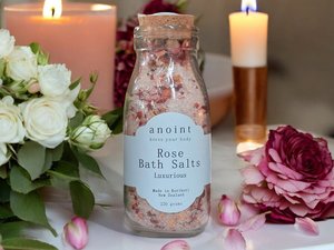 Products: Rose Bath Salts Bottle