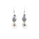 Silver Cowrie Earrings