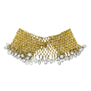 Necklaces: Sea net choker