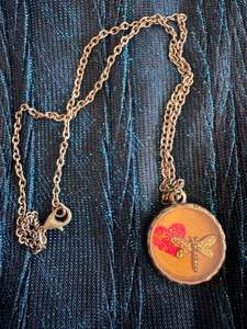 Dragonfly Love necklace