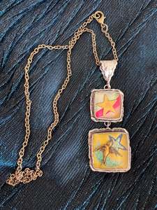 Antelope Jewellery: Bird & Star necklace