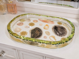 Antelope Trinket Tray - Green