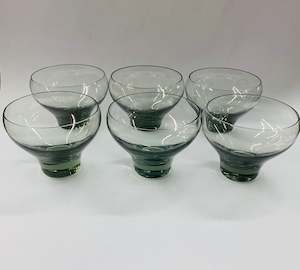 Holme gaard: Set of 6 Holme Gaard Midcentury dessert glasses