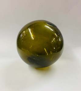 Fishing float: Vintage glass fishing float