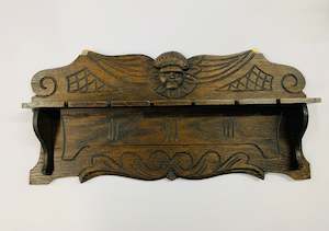 Antique Oak wooden cutlery rack