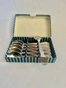 Cutlery 1: Set of 6 Danish Lundtofte Spoons