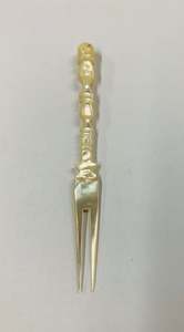 Cutlery 1: Antique mother of Pearl 2 pronged fork