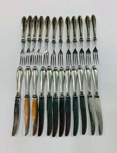Cutlery 1: Rostfrei 24 piece fruit or dessert cutlery set