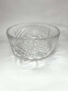 Crystal And Glass Compotes And Bowls: Crystal pudding Bowl
