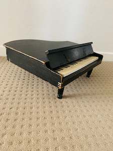 Decorative Wooden Ware: Antique child’s baby grand piano