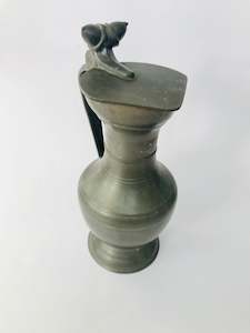 Pewter: Pewter Acorn Water Jug