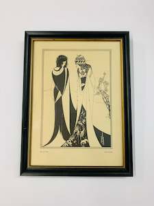 Vintage Aubrey Beardsley print John Salome