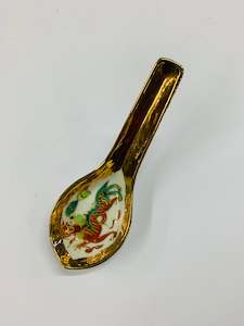 Oriental Antiques: Oriental dragon rice spoon