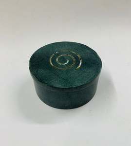 Vintage stone and Paua shell jewellery box