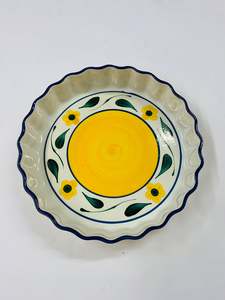 Pottery: Temuka Cottage Garden pie dish