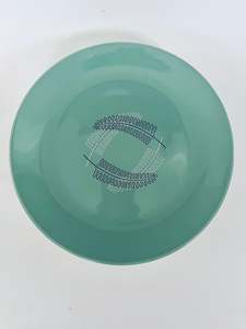 Crown Lynn Reflections Set of Four Teal Lunch Plate