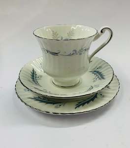 Cups And Saucers: Paragon Morning Rose Trio