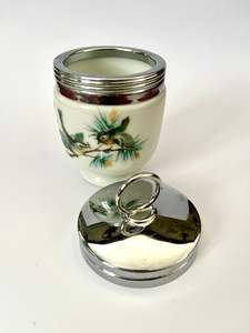 Royal Worcester porcelain egg coddler ￼