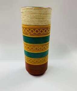 Pottery Vases: Retro German pottery vase