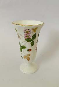 Ceramic Vases: Wedgwood wild strawberry vase