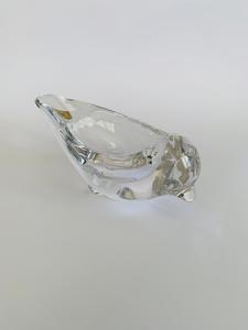 Crystal And Glass Vases: Vannes Le Chatel Crystal Swallow With Head Down