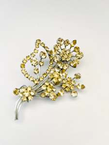 Vintage Diamanté Brooch
