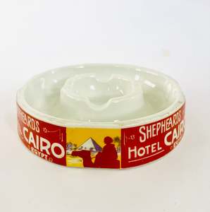 Alcohol And Tobacco: Shepherds Hotel Cairo Ashtray