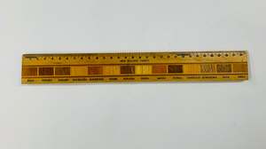 NZ native Timbers ruler