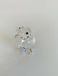 Figurines And Ornaments: Swarovski Crystal Quacking Duck