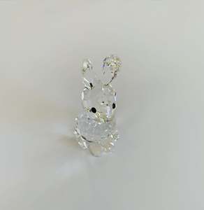 Figurines And Ornaments: Swarovski Crystal Bunny