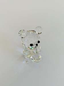 Figurines And Ornaments: Swarovski Crystal teddy bear