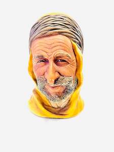 Figurines And Ornaments: Oman Style Chalk Bosson Head