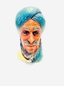 Figurines And Ornaments: Moroccan Style Chalk Bosson Head