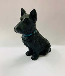 Sylvac black terrier dog