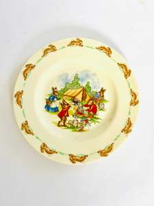 Plates And Platters: Bunnykins Small Plate By the Camp Fire