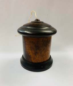 Decorative Wooden Ware: Victorian wooden treen twine holder