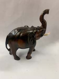 Decorative Wooden Ware: Large wooden elephant